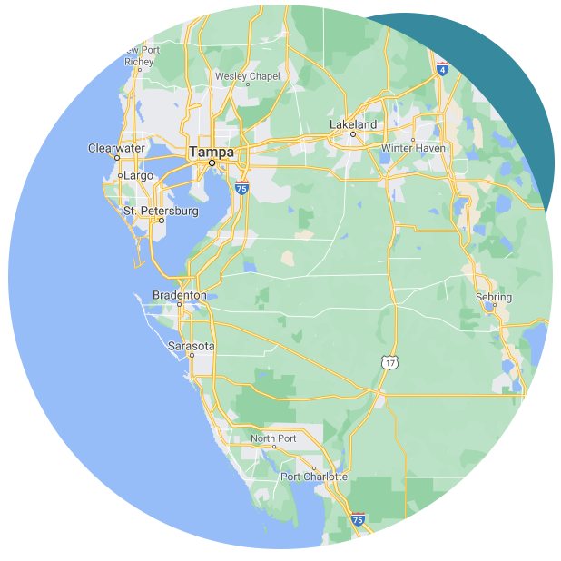 Florida fishing locations map
